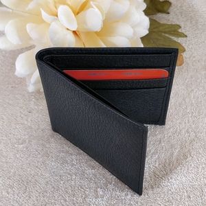 Slim Profile Genuine Leather Wallet